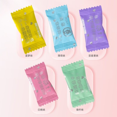 批发商用无糖薄荷糖商务场所招待硬糖餐厅会议室独立袋装压片糖果图2