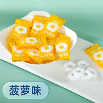 批发商用无糖薄荷糖商务场所招待硬糖餐厅会议室独立袋装压片糖果图5