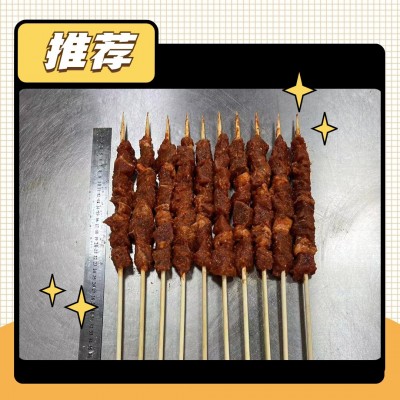 100克羊肉串大型美食节庙会通用肉串工厂直发