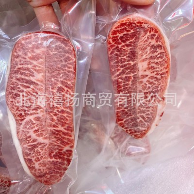 厂家直供原切牛排安格斯牛板腱雪花牛肉批发厚切谷饲美国ibp牛扒图3