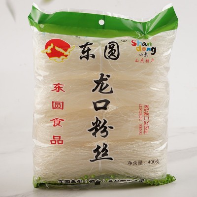 龙口粉丝正宗大包装绿豆方便粉条花甲粉麻辣烫火锅袋装400克粉丝图2