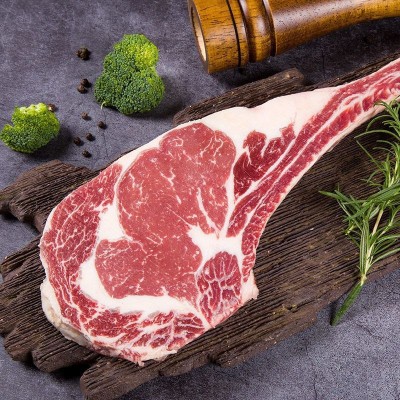 澳洲谷饲安格斯原切战斧牛排 西餐厅商用批发长柄带骨眼肉非腌制图2