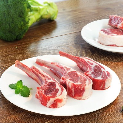 法式羊排新鲜冷冻内蒙古羔羊肉原切战斧羊排烧烤食材2斤可商用图4