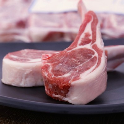 法式羊排新鲜冷冻内蒙古羔羊肉原切战斧羊排烧烤食材2斤可商用