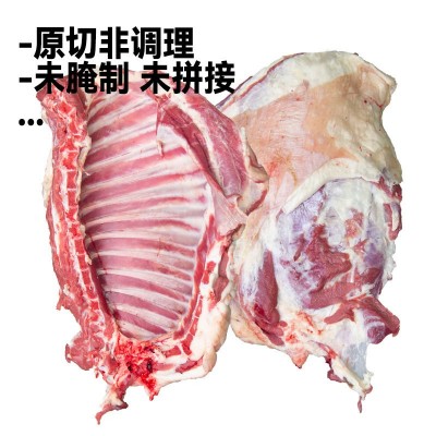 新疆羊肉工厂生鲜国产新鲜包邮4斤羔羊排羊肉手抓整扇烧烤商用图4