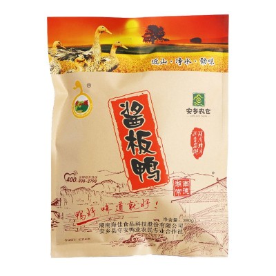 酱板鸭批发 源头厂家供应酱板鸭批发 黄山头酱板鸭380g现货批发图2