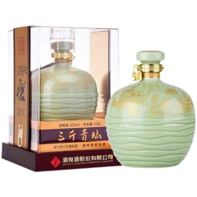 酒鬼三斤青坛52度1.5L坛价格馥郁香型白酒高度纯粮酒宴请收藏送礼图4