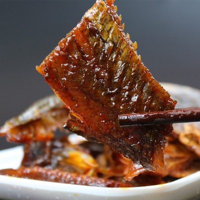 酱板鱼湖南特产300g风干酱卤零食香辣整条K T V酒吧小吃开袋即食图3