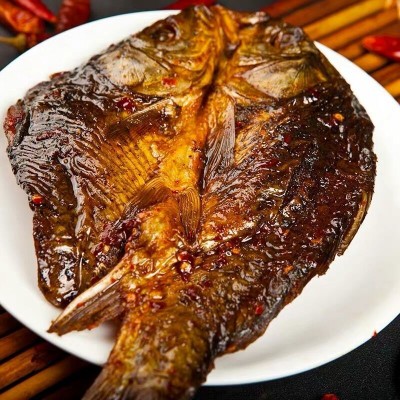 酱板鱼湖南特产300g风干酱卤零食香辣整条K T V酒吧小吃开袋即食图2