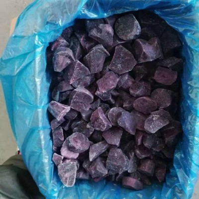 速冻紫薯块 冷冻紫薯块乱切块 冷冻去皮紫薯条 莱阳出口工厂直发图3