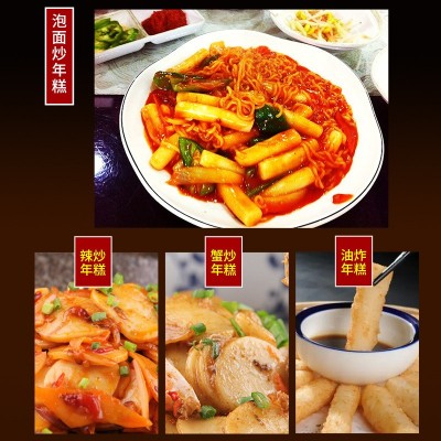 400g正宗水磨切片年糕条火锅辣炒菜烧汤炖煮方便速食小吃韩式油炸图4