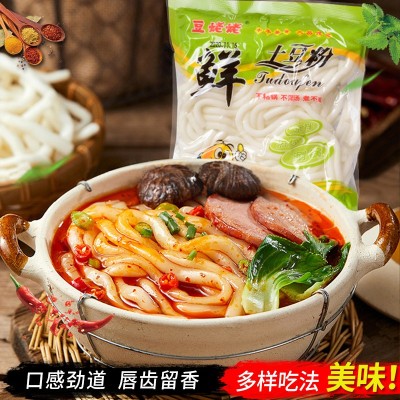 180g土豆粉袋装宽粉粉丝米线鲜粉条速食酸辣粉火锅鲜粉砂锅面厂家图2