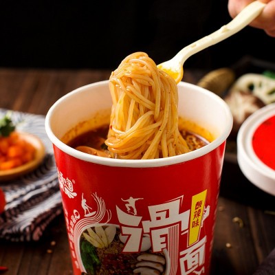 批发烤冷面东北街头小吃烤冷面片500g/袋早餐家用速食面饼批发图5