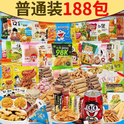 网红零食大礼包组合一整箱休闲好吃的送女友儿童生日批发小吃包邮图4