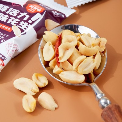 海良九味脱油花生米独立小包装下酒小吃休闲食品炒货零食散 装批发图4