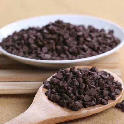 可可百利入炉耐高温黑巧克力豆水滴50%85%趣多多饼干巧克力豆批发图4