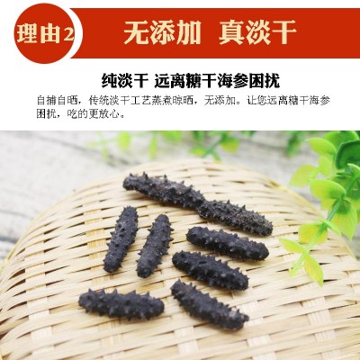 淡干海参特价小海参干货非野生大连辽刺参即食海参礼盒装直播代发图3