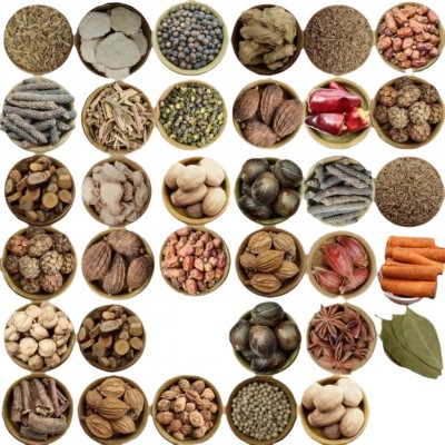 香料大全八角茴香草果三奈香叶桂皮白扣红蔻丁香孜然花椒调料批发图5