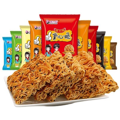 干脆面掌心脆干吃面学生自选夜宵零食小吃网红充饥休闲食品整箱装