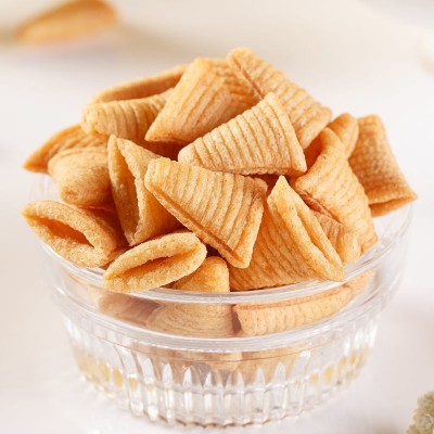 【0.09一包】日式尖角脆小薯片整箱批发散装锅巴牛角酥怀 旧零食图4