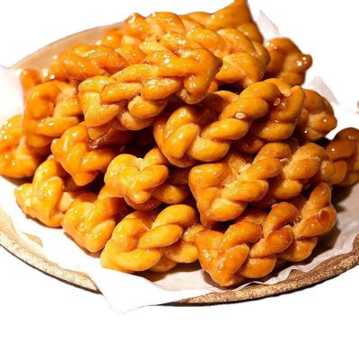 小麻花零食红糖蜂蜜椒盐酥脆麻花网红休闲食品整箱独立包装批发