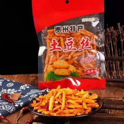 贵州特产麻辣土豆片薯片薯条洋芋片洋芋丝麻辣味网红零食袋装图3