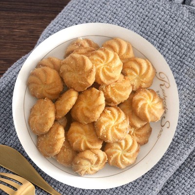 女生女孩休闲办公食品饼干零食送女朋友礼物 400g /盒奶香小曲奇图4