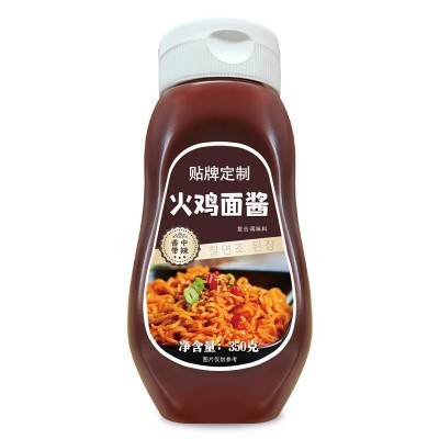 工厂销售火鸡面酱韩式风味调味酱拌面酱拌饭酱辣酱瓶装下饭酱图5
