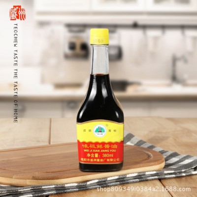 优质非转基因原料自然酿造特级生抽380毫升高等级品质味极鲜酱油图2