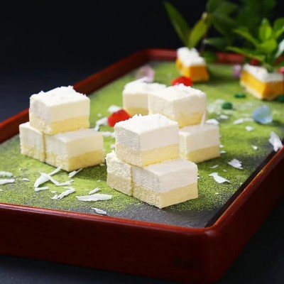 轻肴雪域牛乳180g/盒/10块冷冻慕斯蛋糕解冻即食西式点心糕点甜品图3