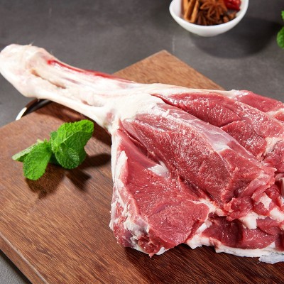 宁夏盐池滩羊羔羊后腿 新鲜现杀 法式羊腿烧烤火锅食材涮羊肉清真图2
