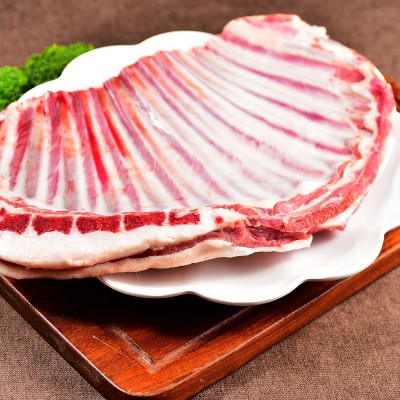 宁夏盐池滩羊羔羊排整扇去脊羊排 手抓羊肉 烤羊排烧烤火锅食材图5
