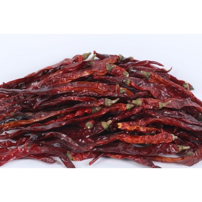 现货批发二荆条微辣特香二青条红辣椒油辣子调味料干辣椒散装500g图2