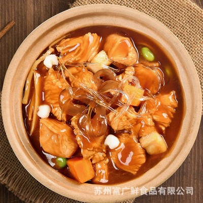 广昱工厂直供鲍汁捞饭350g海鲜原材料加热即食外卖料理包商用批发图3