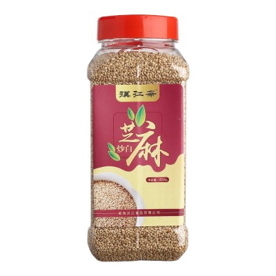 厂家直发熟白芝麻罐装五谷杂粮烘炒白芝麻批发图2