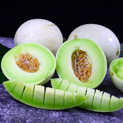 玉菇甜瓜新鲜水果 一件代发 当季正宗头茬冰淇淋蜜瓜香瓜整箱密瓜图2