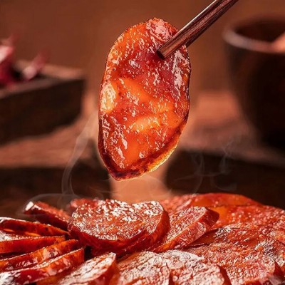 麻辣香肠 全肉古法制作 阳光充足 自然风干 皮酥肉嫩 集农园图4