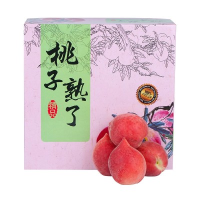 【礼盒装】顺丰 春雪水蜜桃 新鲜桃子水果当季现摘应季水蜜桃代发图3