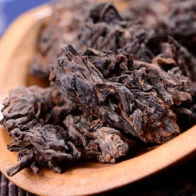 厂家直销云南特产 普洱茶熟茶老茶头 陈年干仓地界珍珠茶头500g装图2