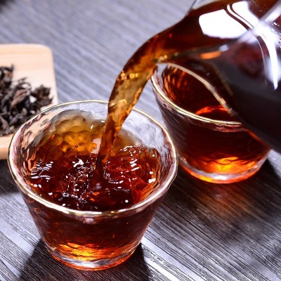 云南宏好吉茶叶 厂家批发普洱茶熟茶 永德3级散料批发图3