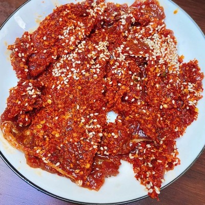 粗辣椒面烧烤腌制调味辣椒碎油辣椒餐饮家用油泼辣椒辣子面500g图3