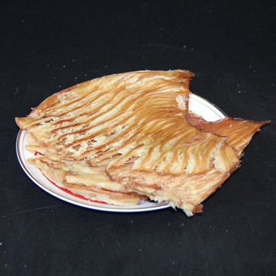 申河美味风琴片 恒洋手撕风琴鱿鱼片 鱿鱼尾板翅 10斤散装批发图2
