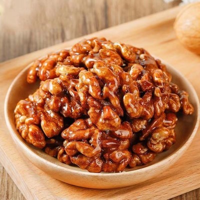 新货琥珀核桃仁蜂蜜坚果仁无壳孕妇儿童休闲零食酥脆可口独立包装图2