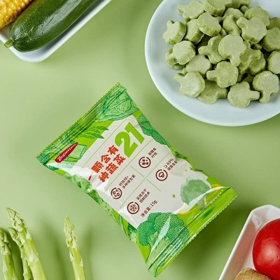Botherless冻干蔬菜酥脆零食一颗含有21种蔬菜冻干田园蔬菜块图3