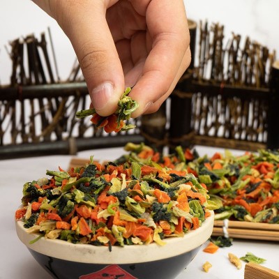 混合蔬菜干脱水蔬菜泡面方便面伴侣煮汤胡萝卜包心菜泡菜豆皮香葱图2