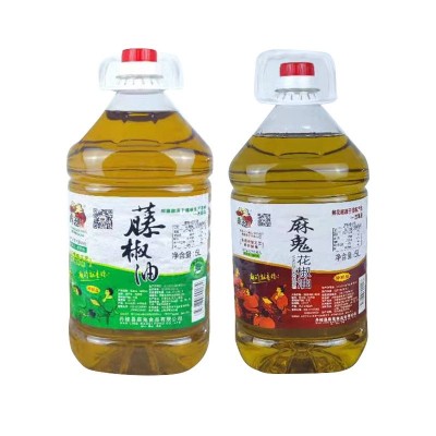 四川麻鬼藤椒油5L特麻鲜香过桥米线凉拌钵钵鸡大桶餐饮蘸料批发图4