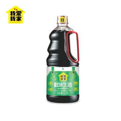 爱家调味料鲜味生抽1900ml壶特级酿造酱油家庭大桶装凉拌炒菜点蘸