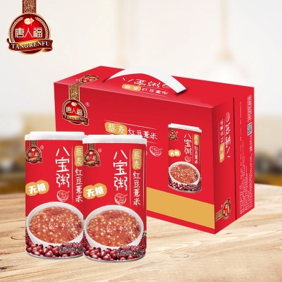 唐人福无糖薏米红豆八宝粥无糖食品低脂代餐饱腹方便食品整 箱12罐图2