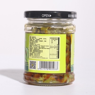 安徽贡菜苔干山蜇菜175g/袋 香菜响菜 香辣/五香味图2