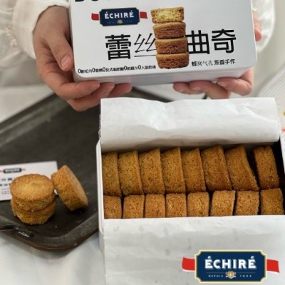 艾许黄油曲奇饼干礼盒巧克力蕾丝曲奇法国珍妮曲奇空气干厂家直销图2